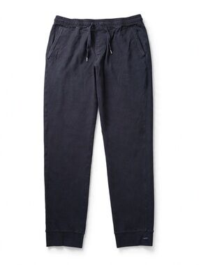 GoodMan Brand Jogger Sweatpants Mens L Dark Navy Drawstring Cuffed